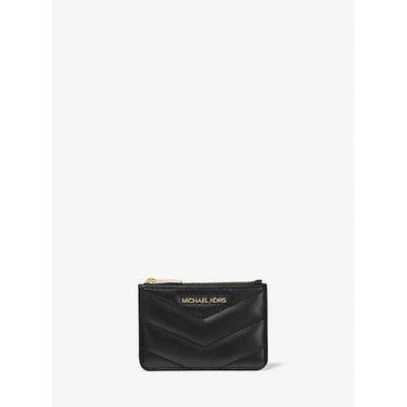 Michael Kors Jet Set Travel Small Quilted Coin Pouch Black One Size